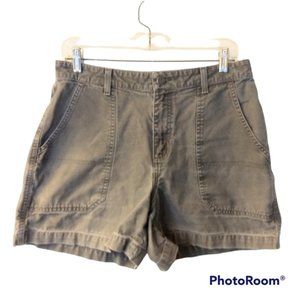 Women's Patagonia Gray Organic Cotton Shorts Size 10